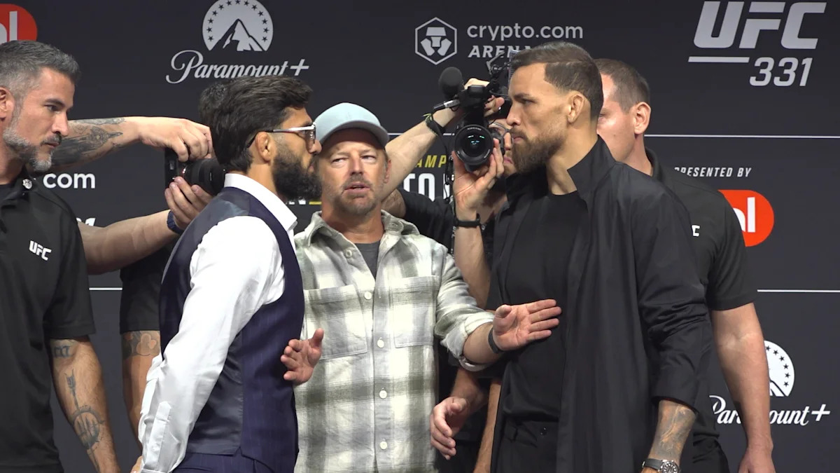 UFC 331 full press conference faceoffs: Some calm, some heated