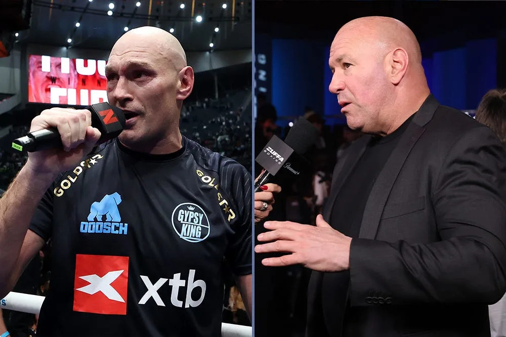 Tyson Fury makes stunning reveal on Dana White promoting Anthony Joshua fight