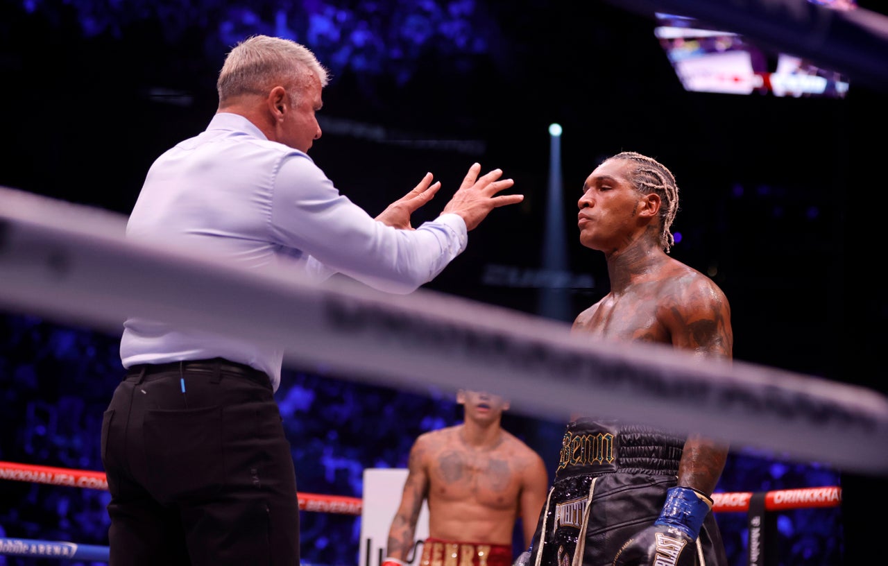Chris Eubank Jr reacts to Conor Benn’s early loss against Ryan Garcia