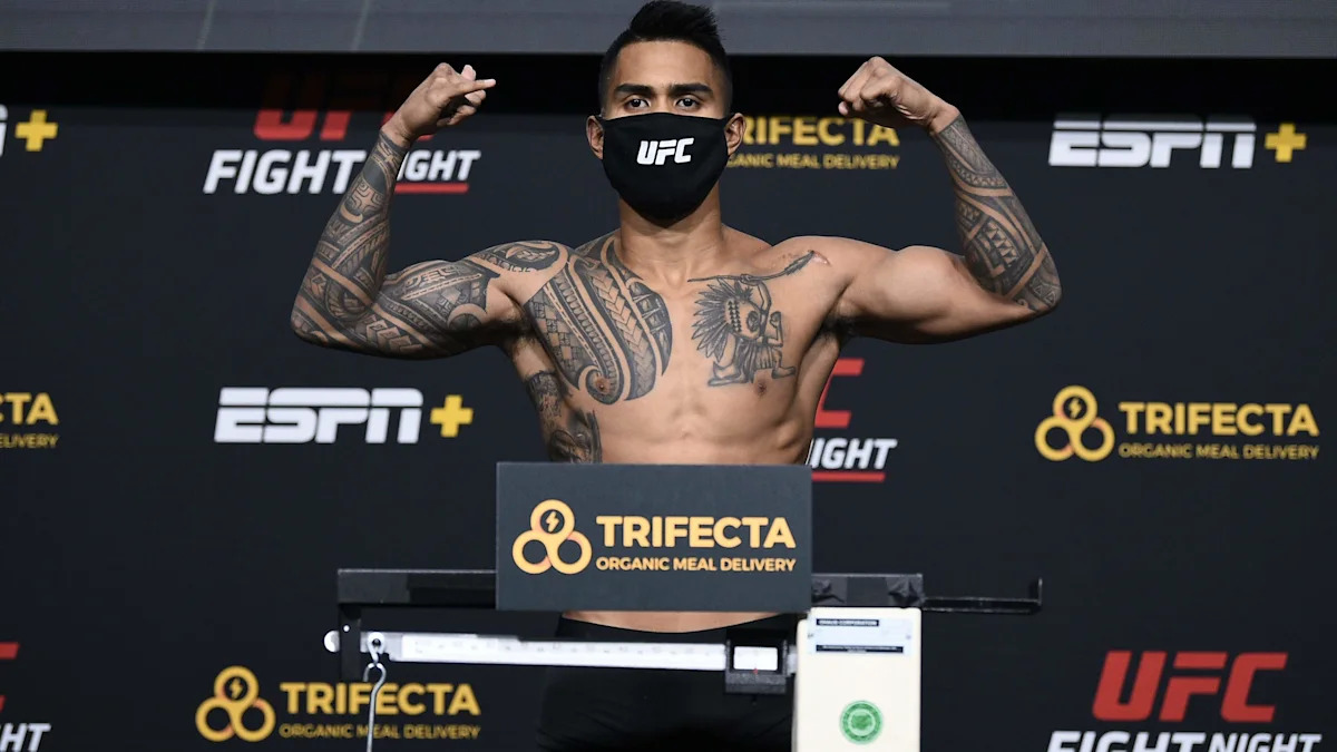 Kai Kamaka III Reacts to Head Kick KO Loss at UFC Vegas 122