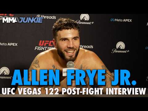 Allen Frye remaining humble after UFC Vegas 122 victory