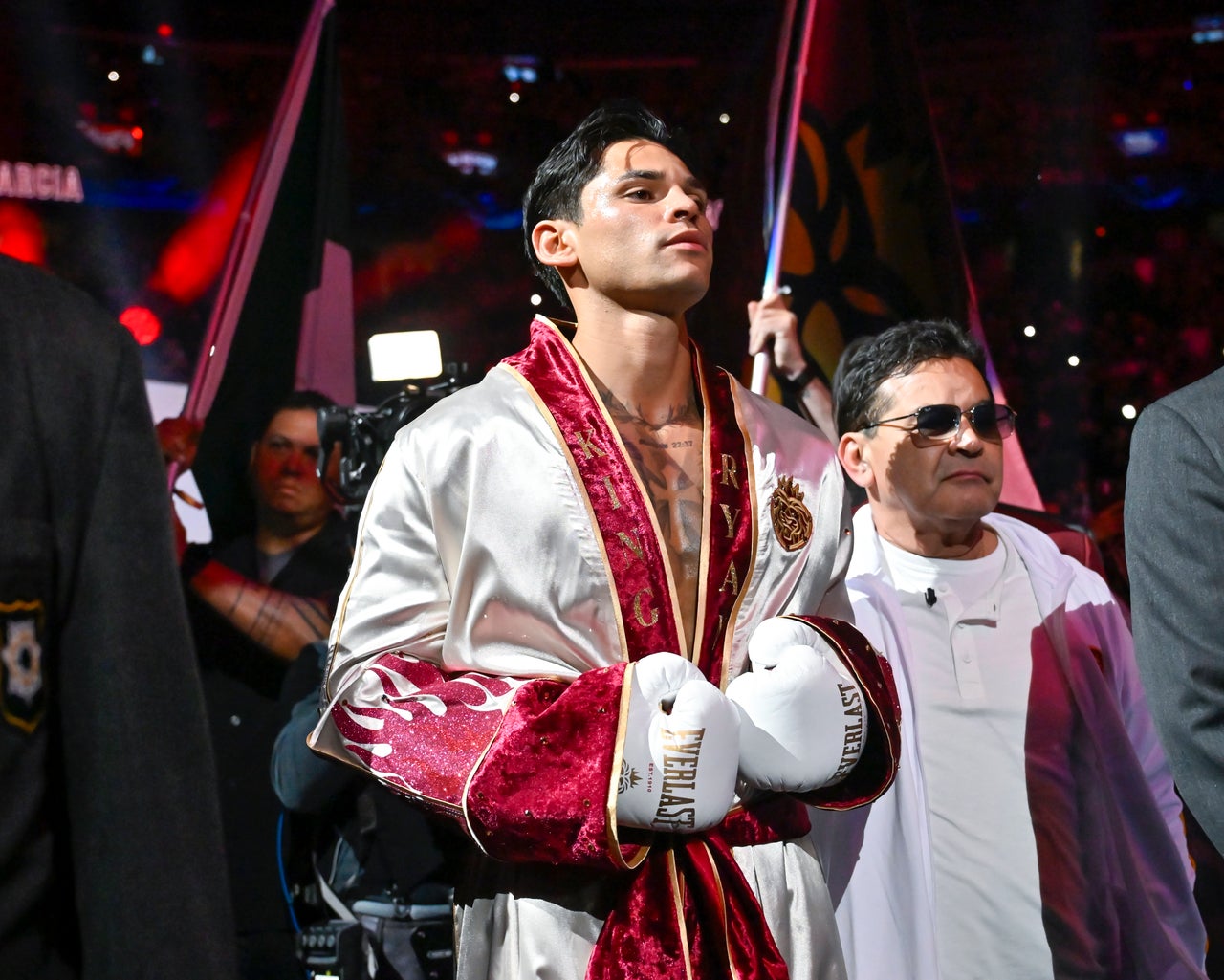 Garcia won the WBC welterweight title last time out, dropping and outpointing Mario Barrios (Getty)