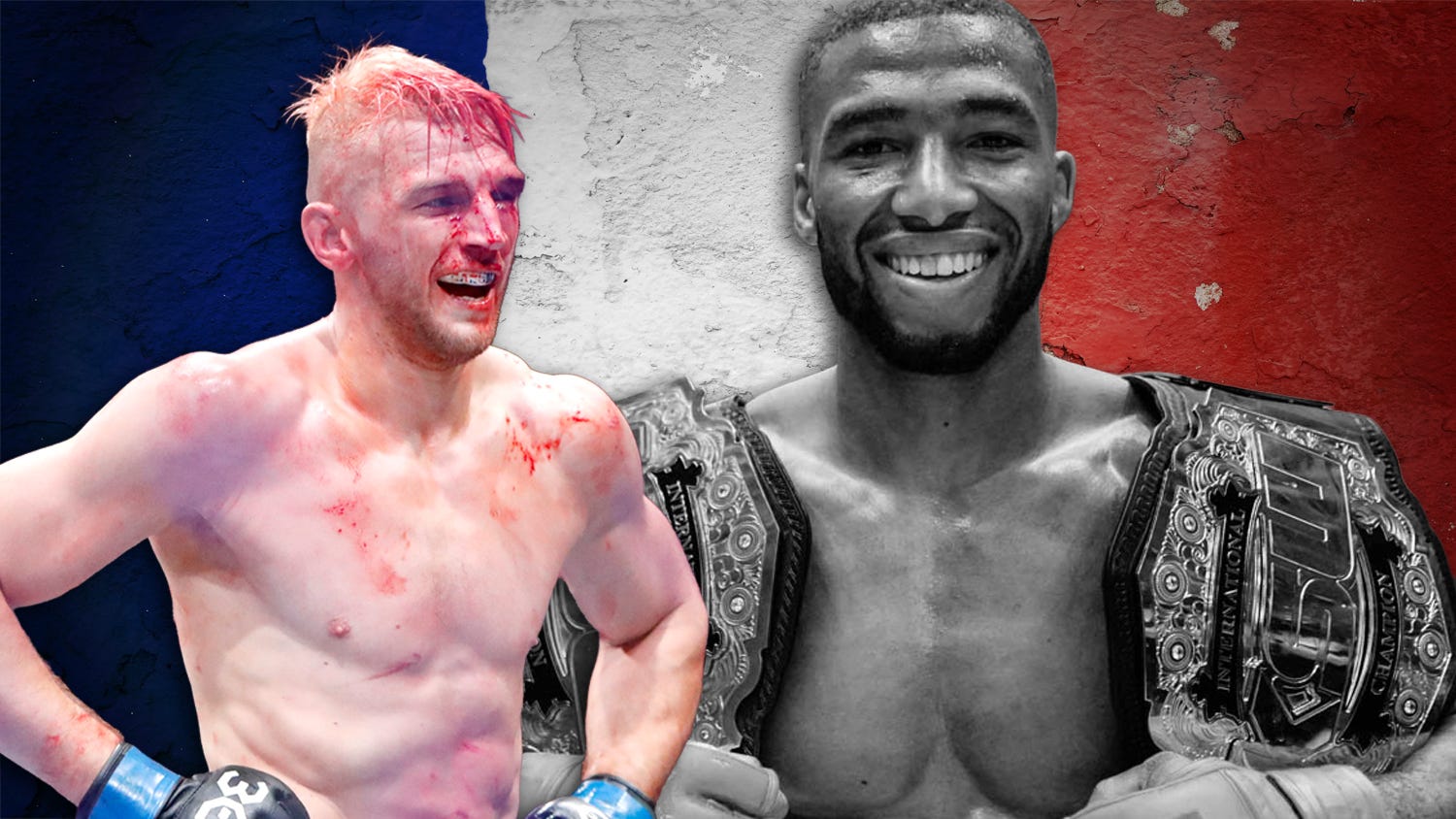 Dan Hooker, Salahdine Parnasse UFC Paris photo illustration