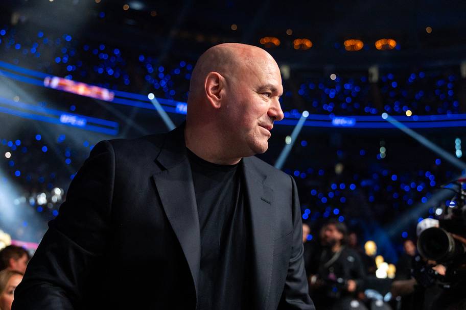 UFC president Dana White in attendance during UFC 329 at T-Mobile Arena.