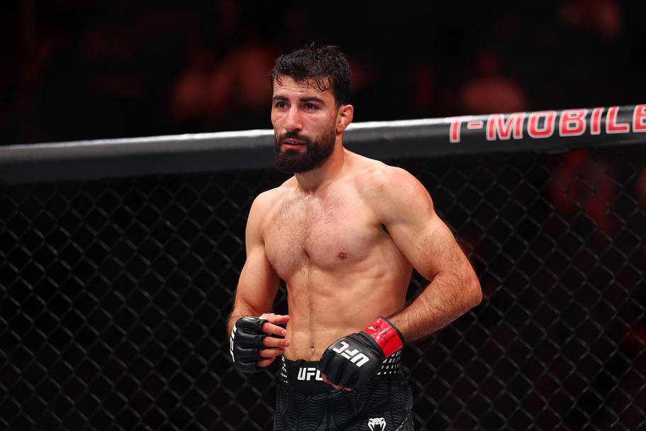 Farid Basharat during UFC 329 at T-Mobile Arena.