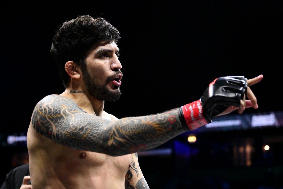 Dillon Danis after a Misfits MMA fight in 2025 (Getty)