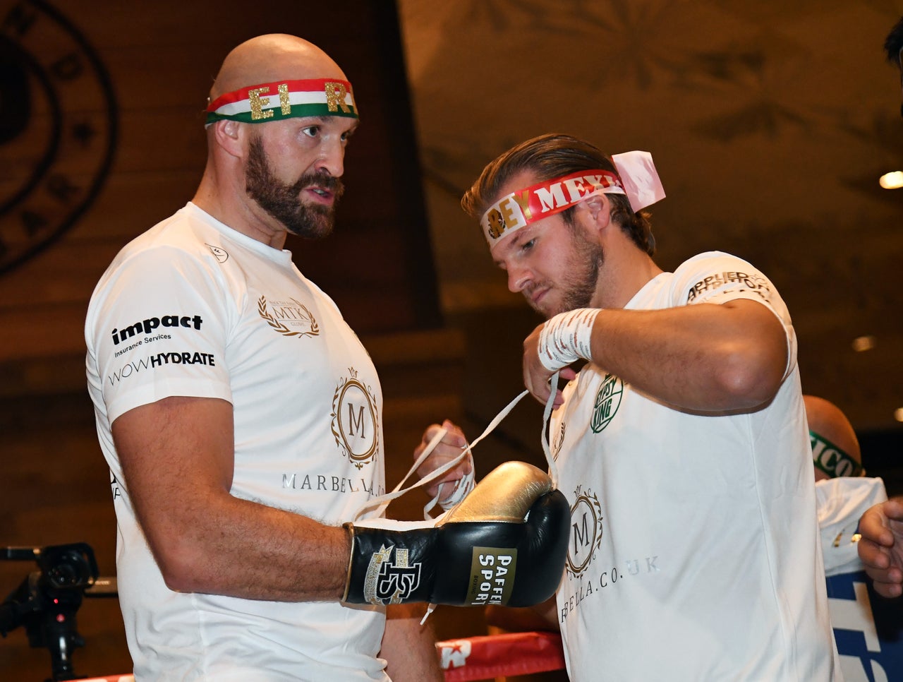 Tyson Fury with Davison in 2019 (Getty)