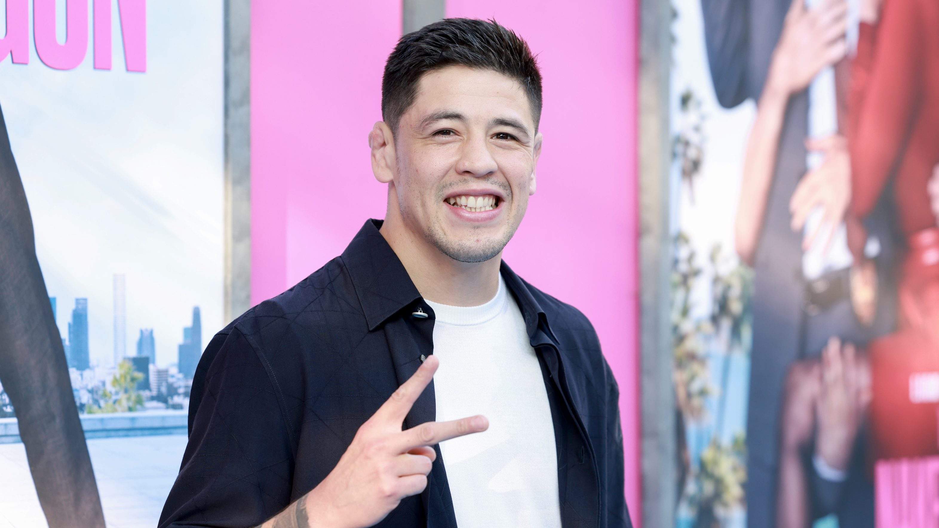 NEW YORK, NEW YORK - JULY 28: Brandon Moreno attends 'The Naked Gun' US Premiere at the SVA Theatre on July 28, 2025, in New York, New York. (Photo by Jason Mendez/Getty Images for Paramount Pictures)