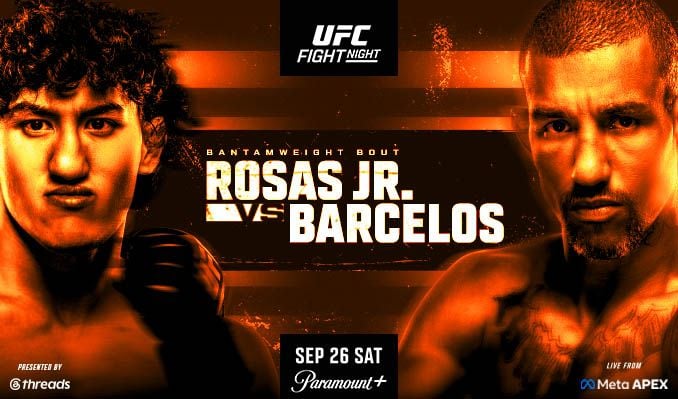 LIVE UFC Fight Night: Rosas Jr. vs. Barcelos Results & Highlights LIVE UFC Fight Night: Rosas Jr. vs. Barcelos Results & Highlights
