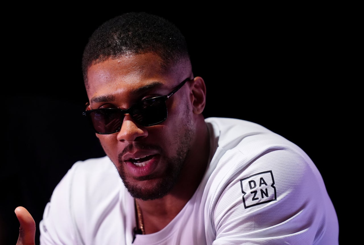 Anthony Joshua is due to fight Tyson Fury in Cardiff (PA Wire)