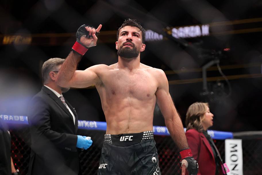 Farid Basharat during UFC 329 at T-Mobile Arena.