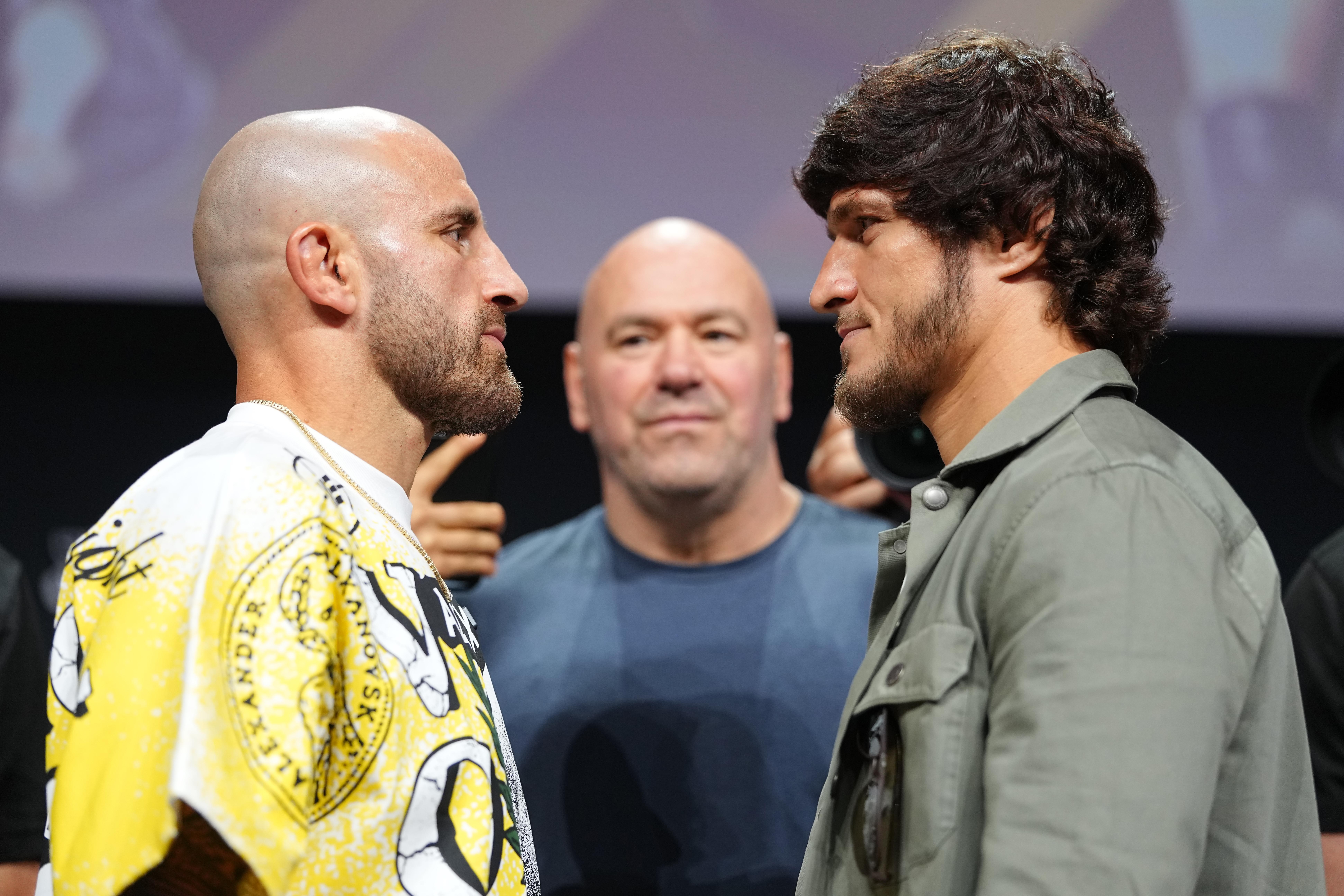 Alexander Volkanovski and Movsar Evloev