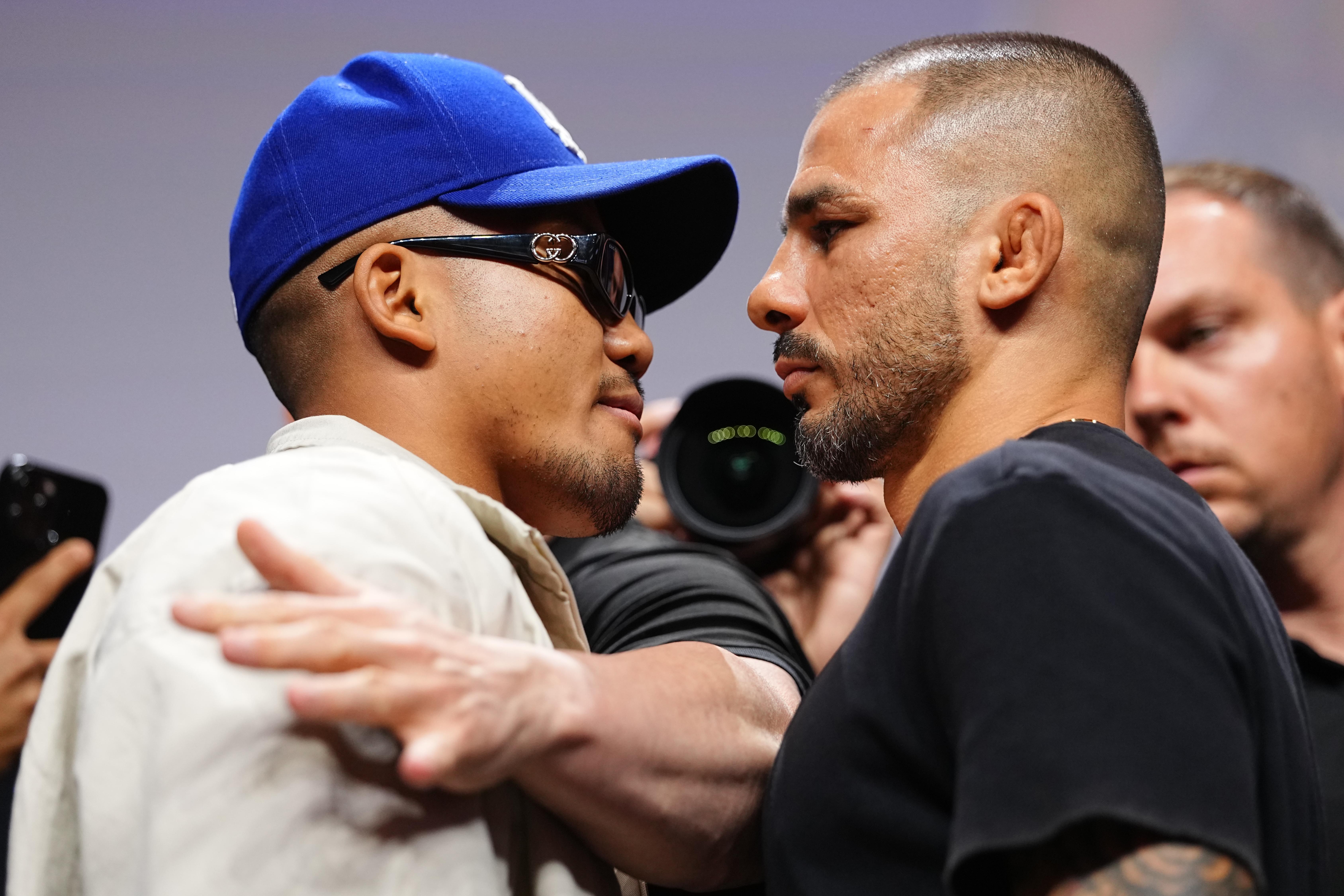 Joshua Van and Alexandre Pantoja at UFC 331