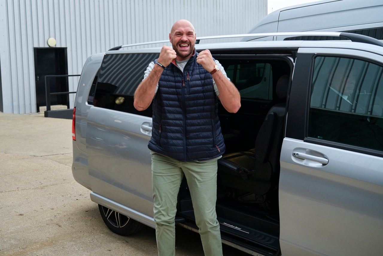 Tyson Fury is ready for a face off (Tom Cockram for Netflix)