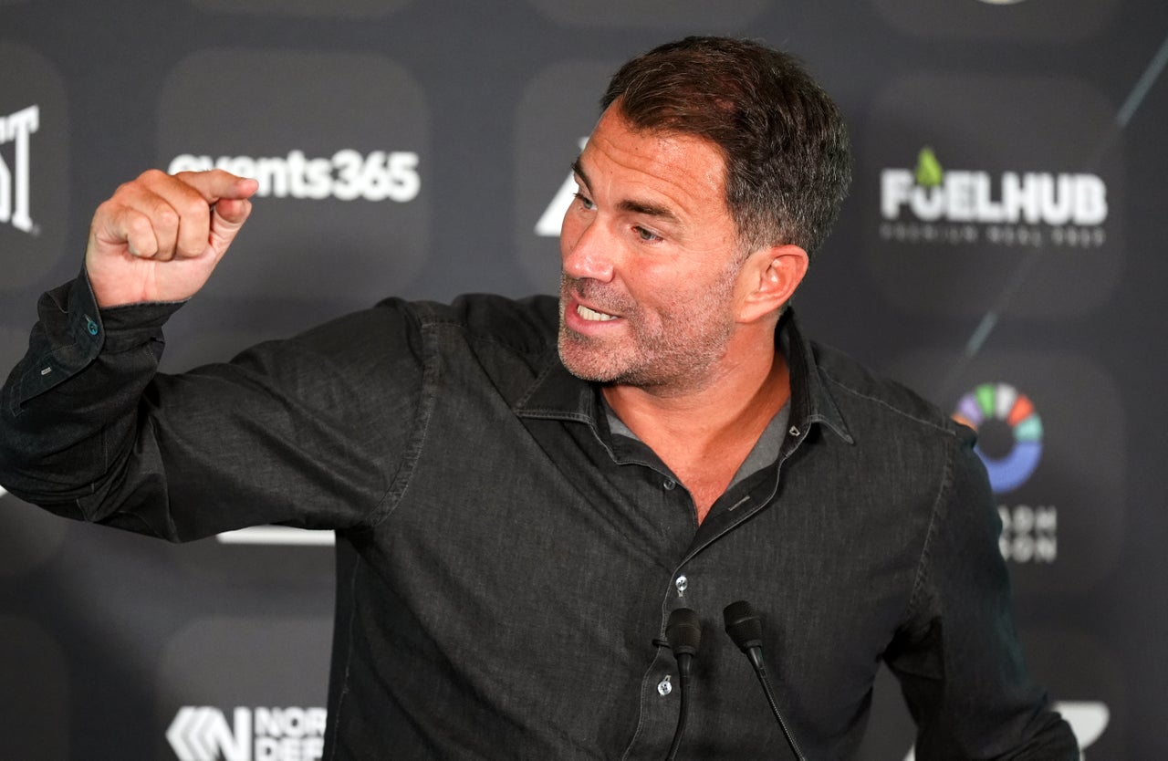 Eddie Hearn has been adamant that White cannot be involved in Fury vs Joshua (PA)