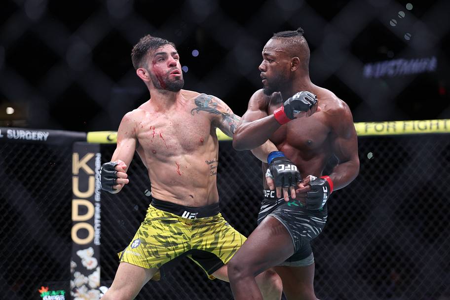 Joshua Van looks on before his flyweight title bout against Alexandre Pantoja (not pictured) during UFC 331 at Crypto.com Are