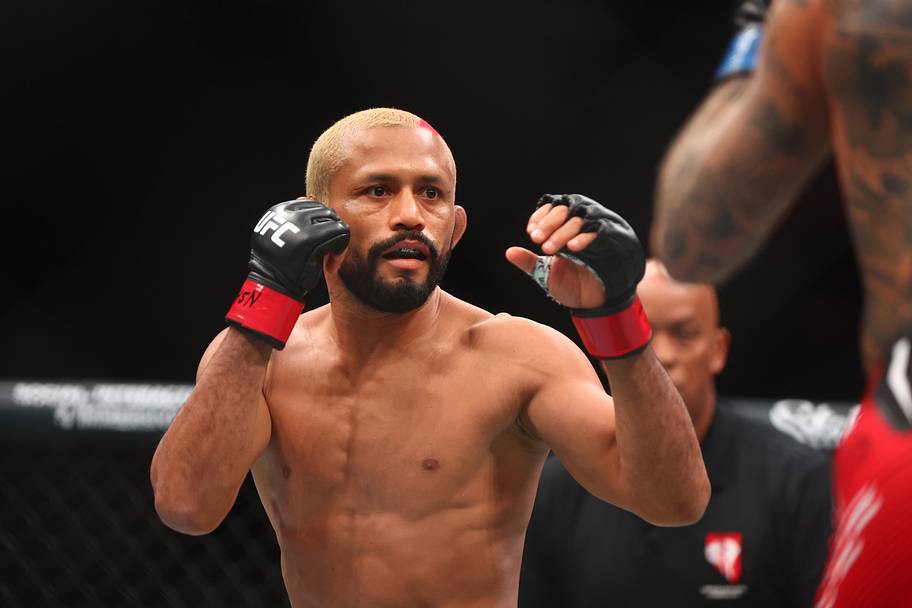Deiveson Figueiredo during UFC 300 at T-Mobile Arena.
