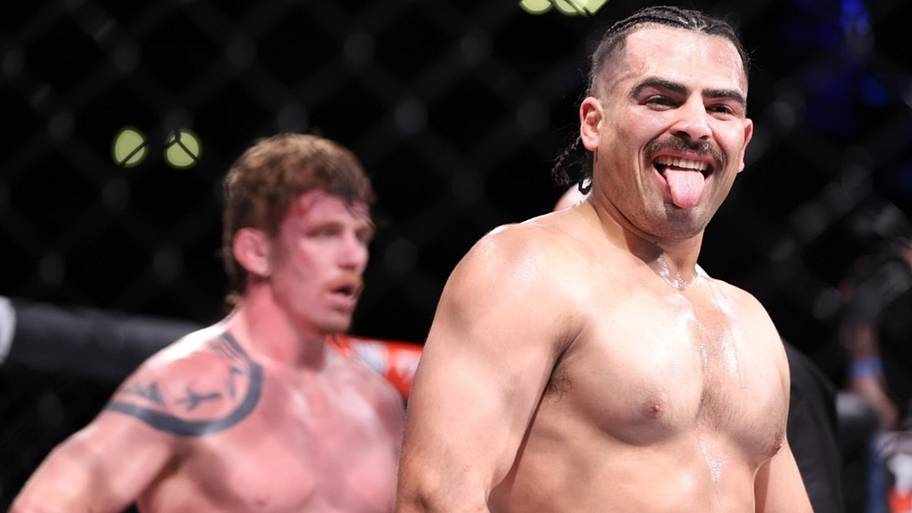Luis Hernandez after his fight with Miles Hunsinger.