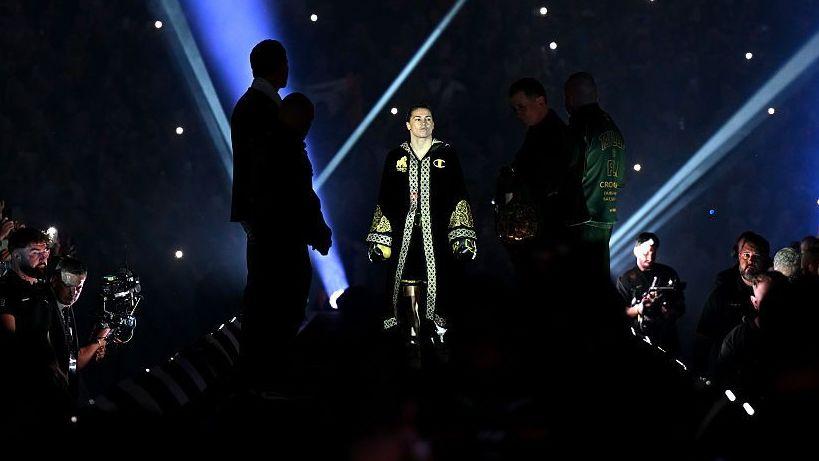 Katie Taylor on her ring walk