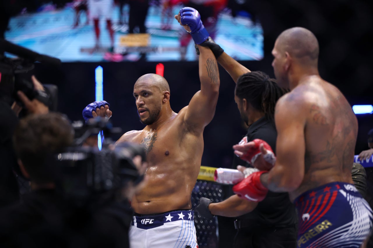 Ciryl Gane won the interim title at the White House in June (Getty)