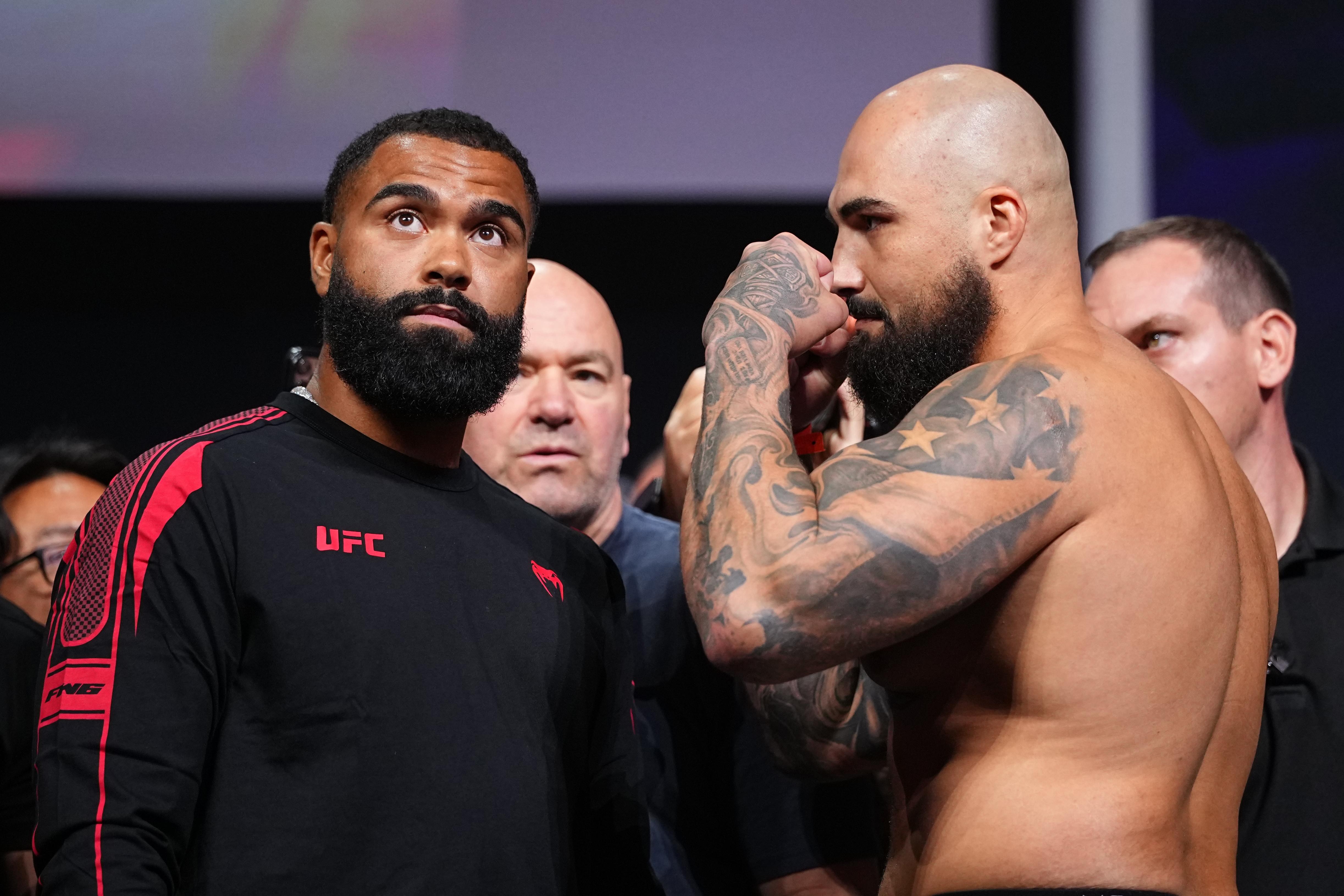 Gable Steveson and Sean Sharaf