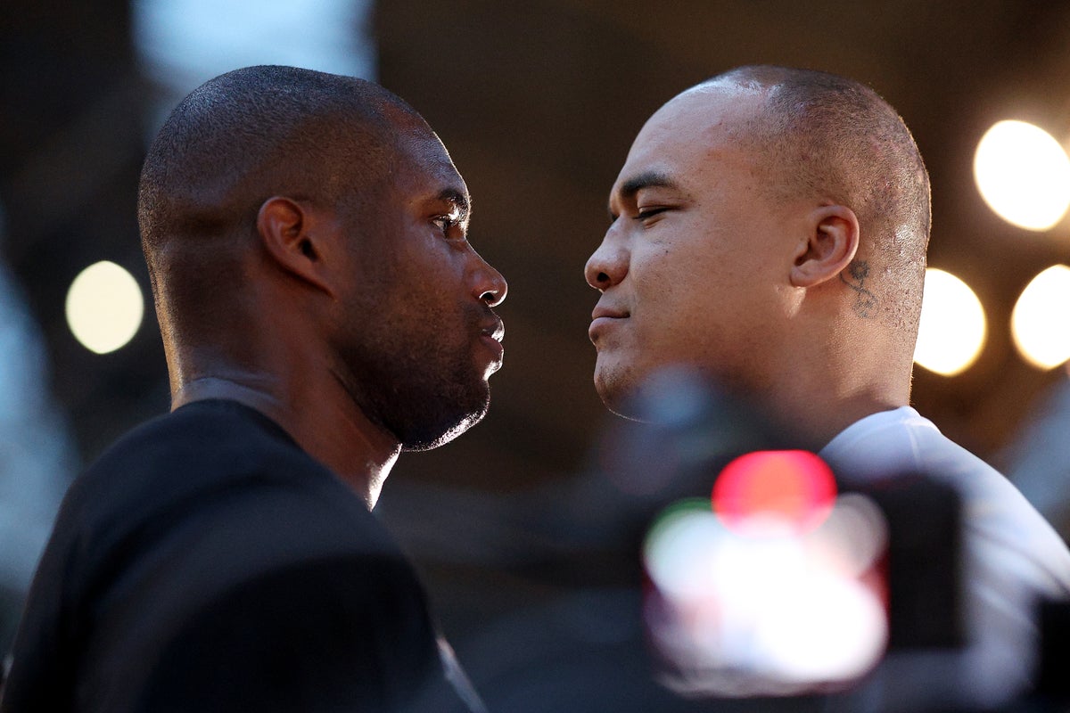 Fabio Wardley (right) rematches Daniel Dubois on Saturday (Getty)