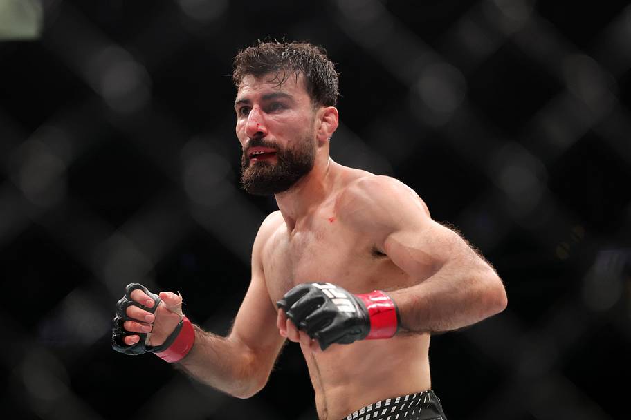 Farid Basharat during UFC 329 at T-Mobile Arena.