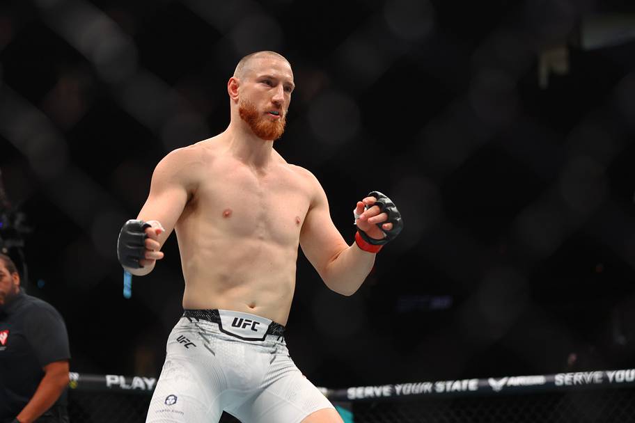 Joe Pyfer during UFC 303 at T-Mobile Arena.