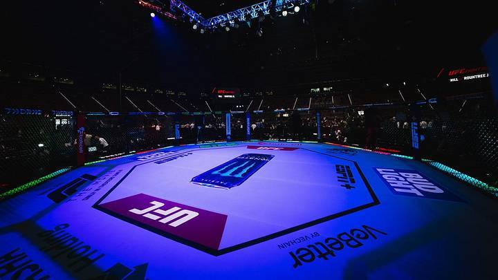 Empty UFC Octagon.