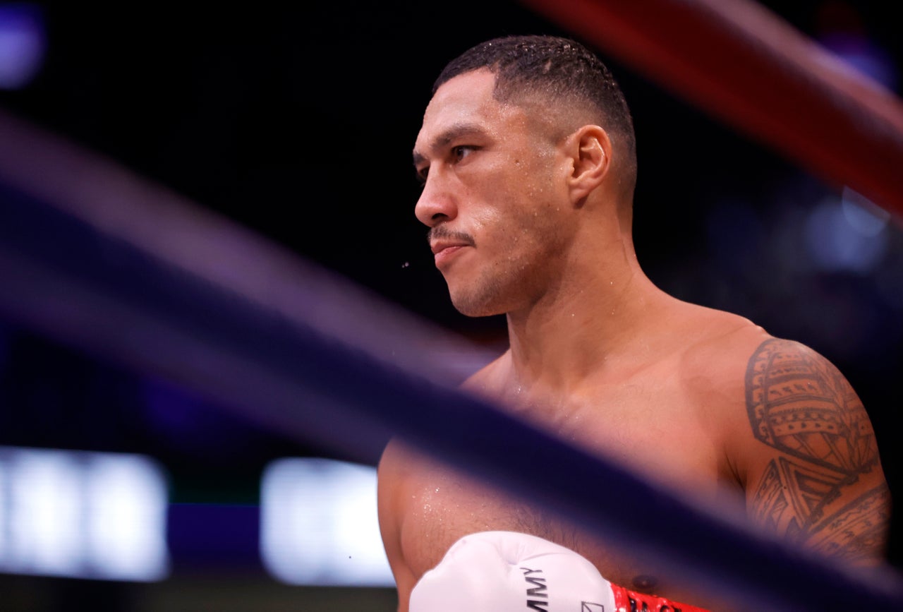 Jai Opetaia called out David Benavidez last month (Getty)