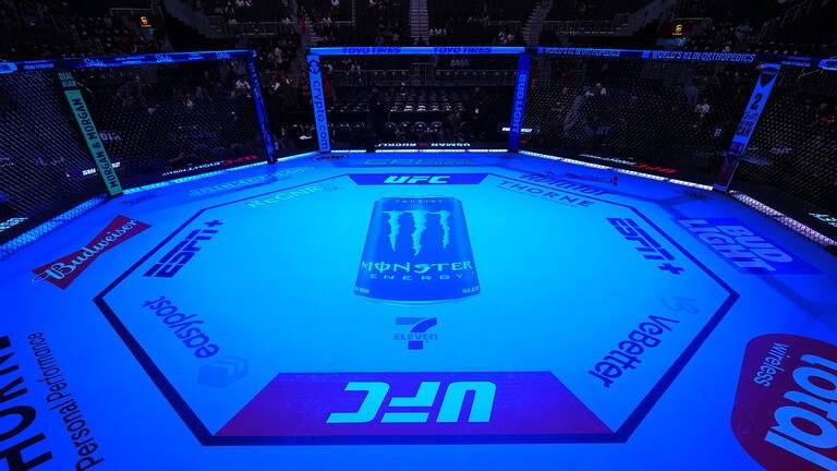 Empty UFC Octagon.