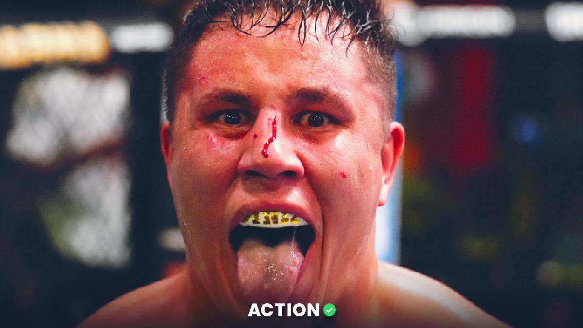 Chris Unger/Zuffa LLC via Getty Image. Pictured: UFC heavyweight Jhonata Diniz of Brazil