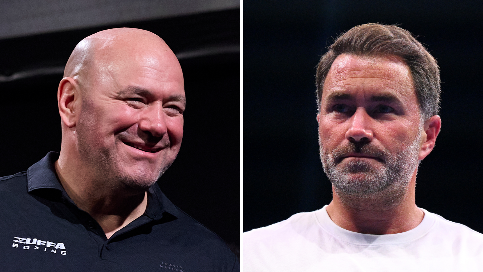 Dana White and rival promoter Eddie Hearn