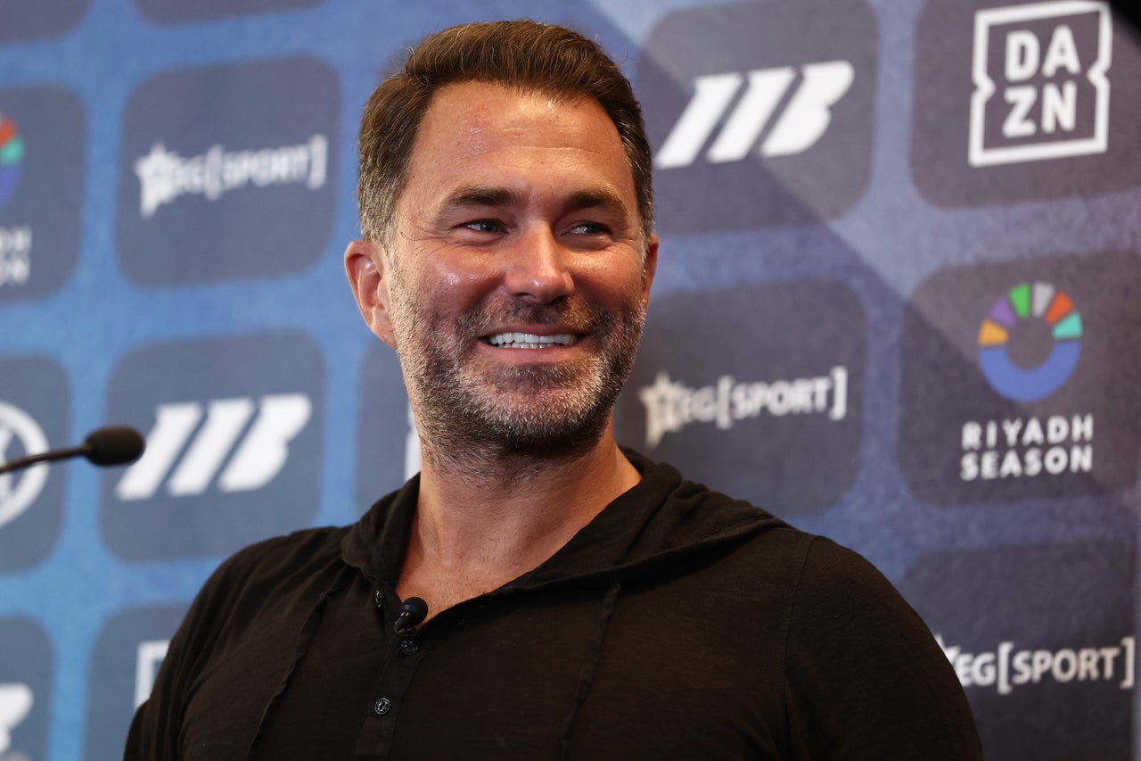 Joshua’s promoter Eddie Hearn (Getty)