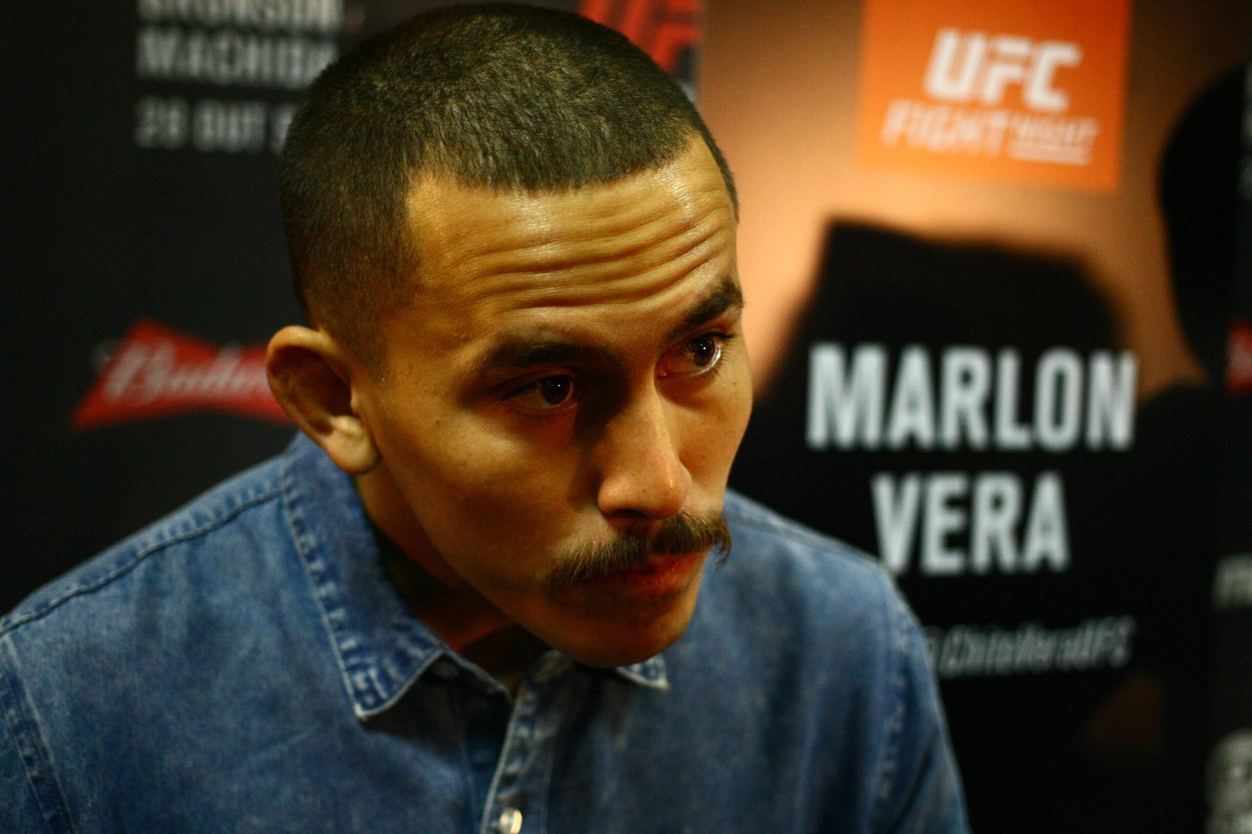 UFC Ultimate Media Day SÃO PAULO, SP – 26.10.2017: UFC ULTIMATE MEDIA DAY – In the photo the fighter Marlon Vera. This Thursday, Media Day, part of the official activities of UFC FIGHT NIGHT fighters, will be held on Saturday (28), at the Ibirapuera Gymnasium. (Photo: Aloisio Mauricio/Fotoarena) x1412855x PUBLICATIONxNOTxINxBRA AloisioxMauricio ©imago/Fotoarena