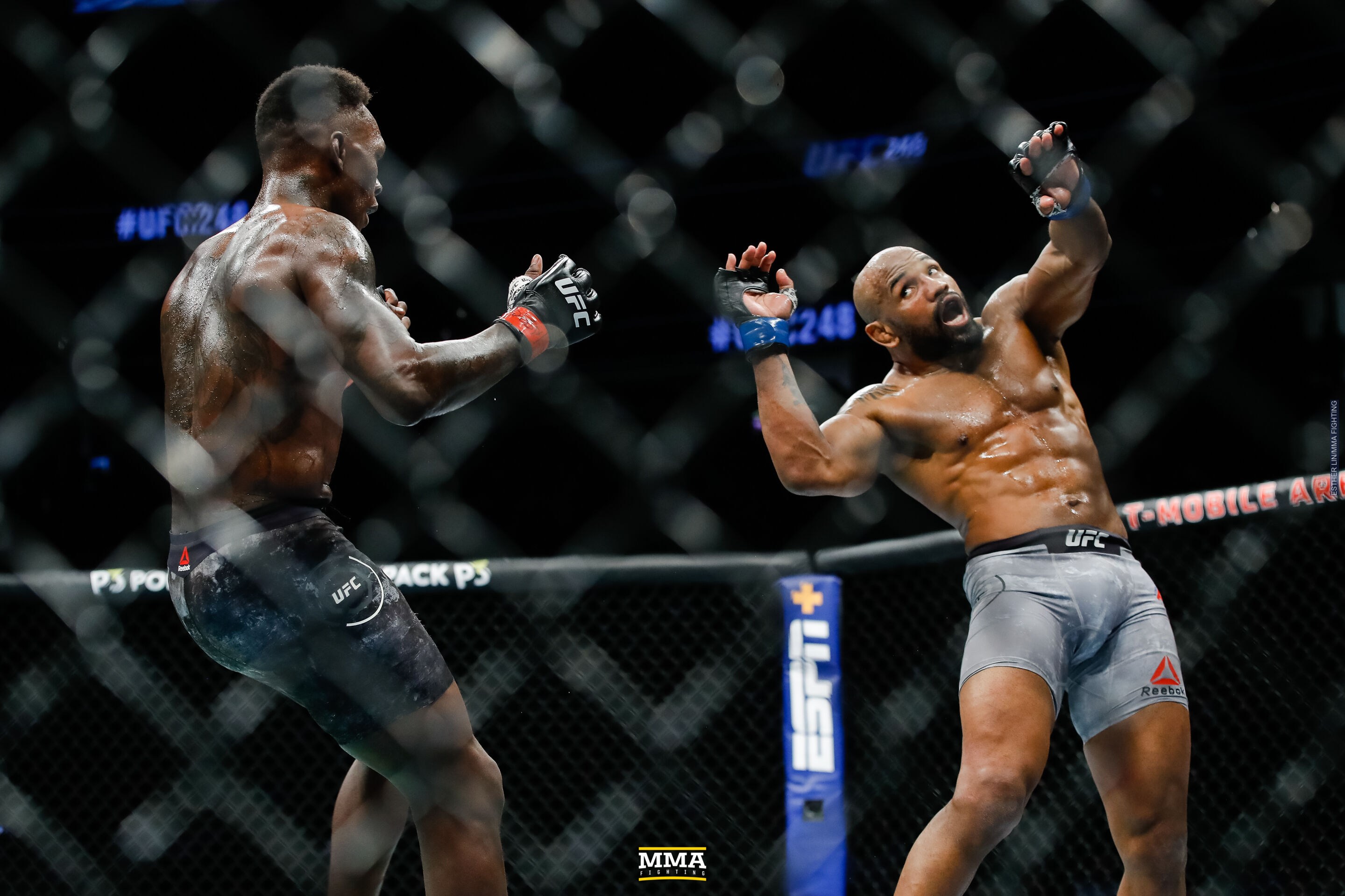 Israel Adesanya and Yoel Romero