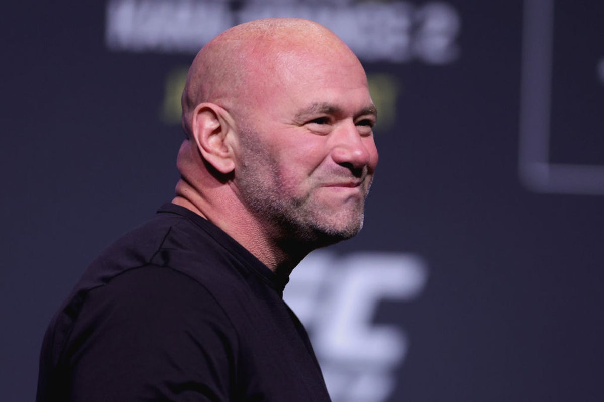 Dana White watched on as his runner produced a knockout to earn himself a UFC contract (Getty Images)