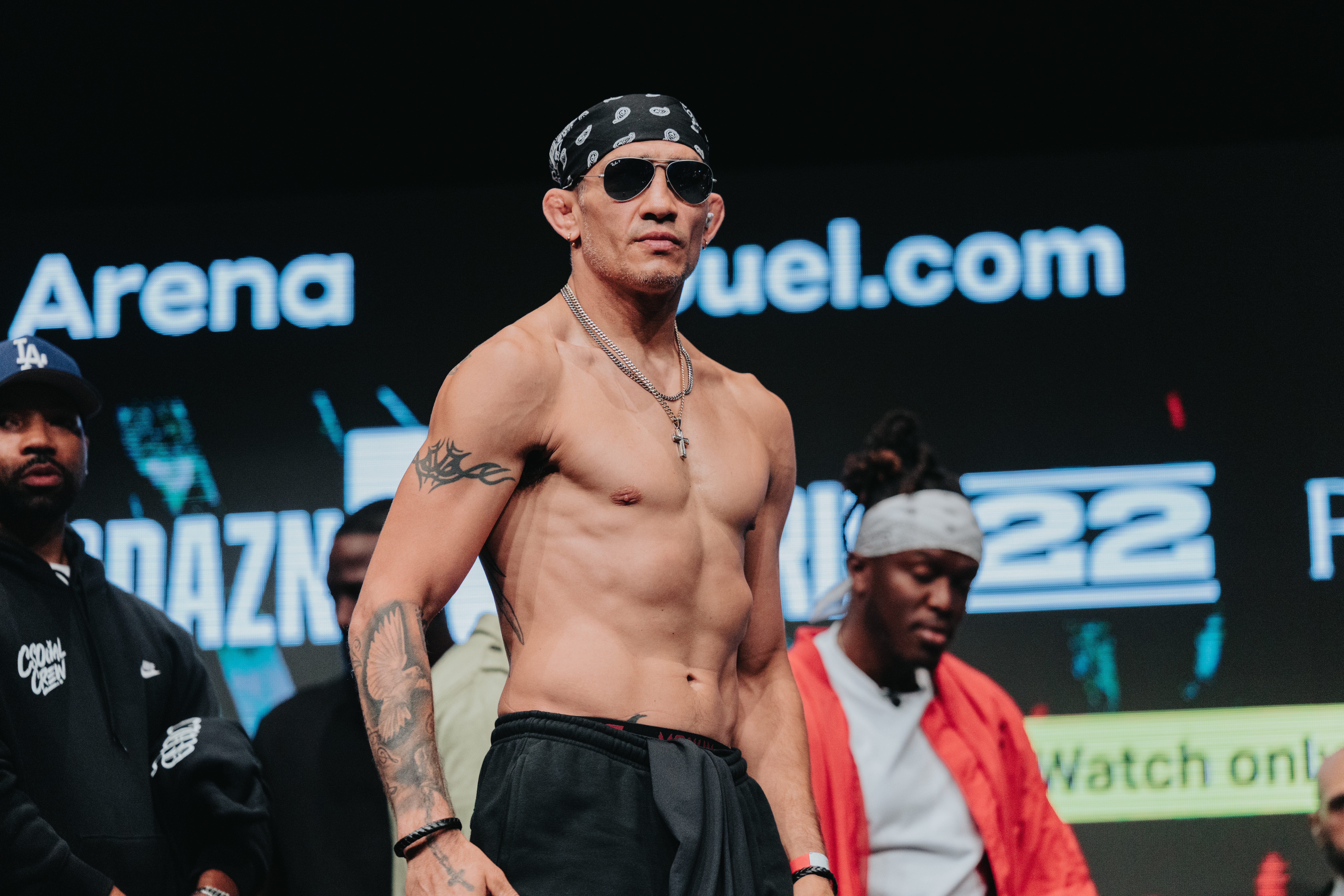 Tony Ferguson, Misfits 22 ceremonial weigh-ins