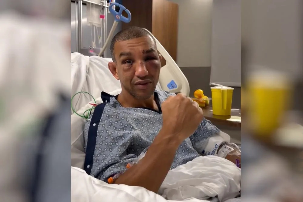 Raoni Barcelos releases first video statement from hospital after disturbing knockout