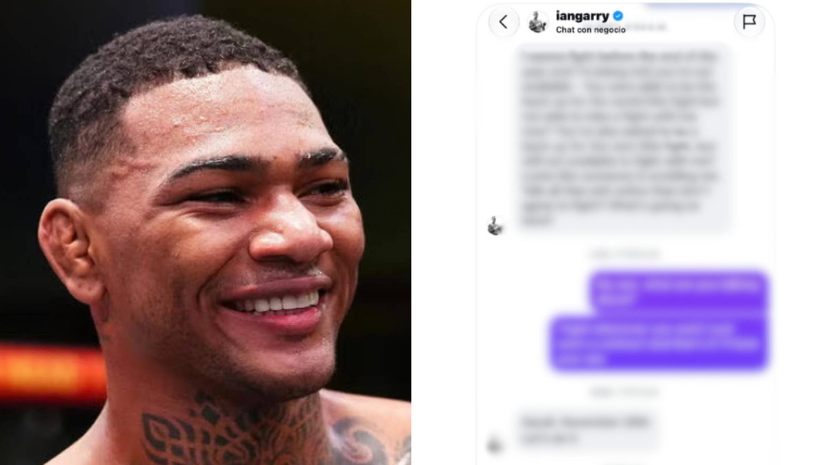 Michael Morales leaks his private DMs with Ian Machado Garry as fight talks intensify